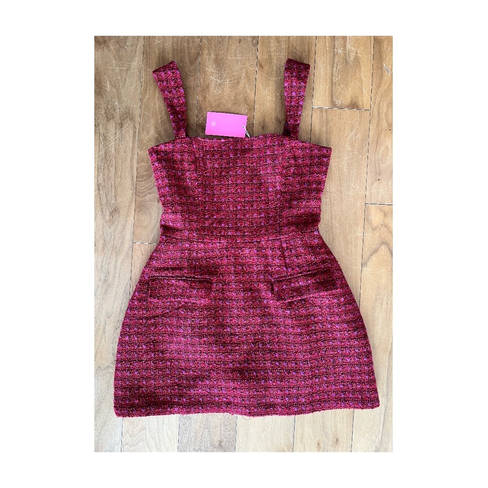 Amanda Uprichard bethany skort romper tweed